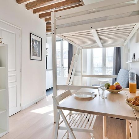 Stylish Mezzanine Studio In The Heart Of Paris 3F Buitenkant foto