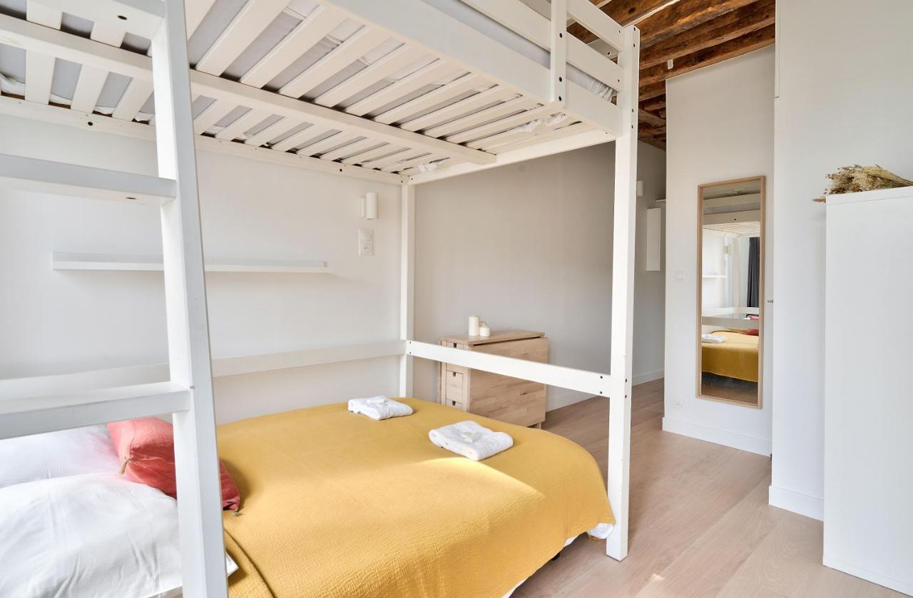 Stylish Mezzanine Studio In The Heart Of Paris 3F Buitenkant foto