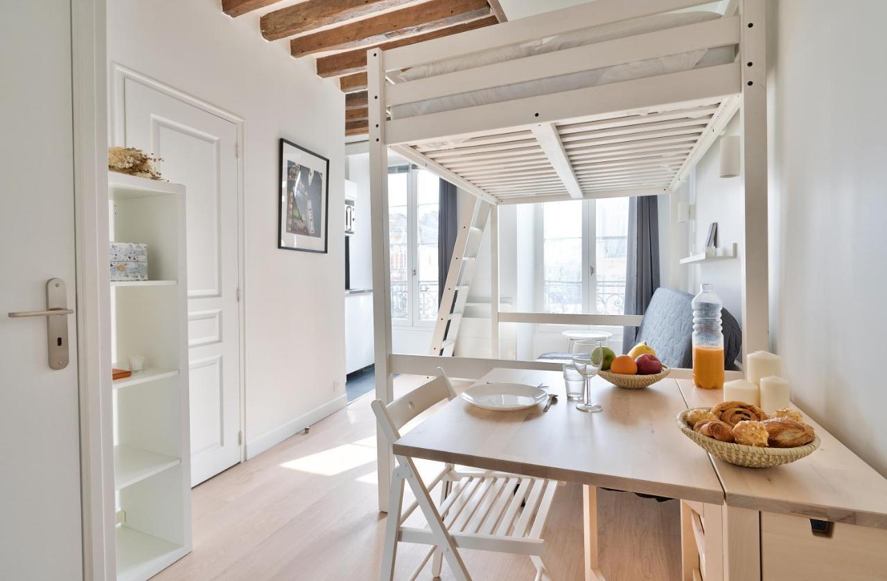 Stylish Mezzanine Studio In The Heart Of Paris 3F Buitenkant foto