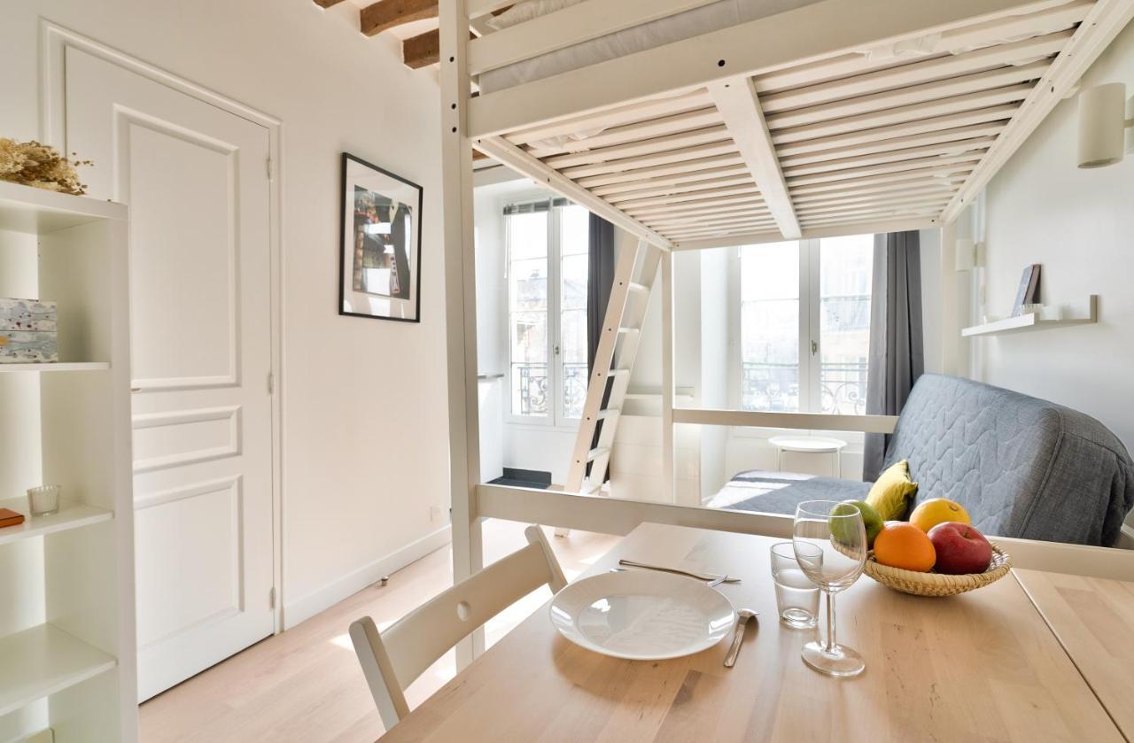 Stylish Mezzanine Studio In The Heart Of Paris 3F Buitenkant foto